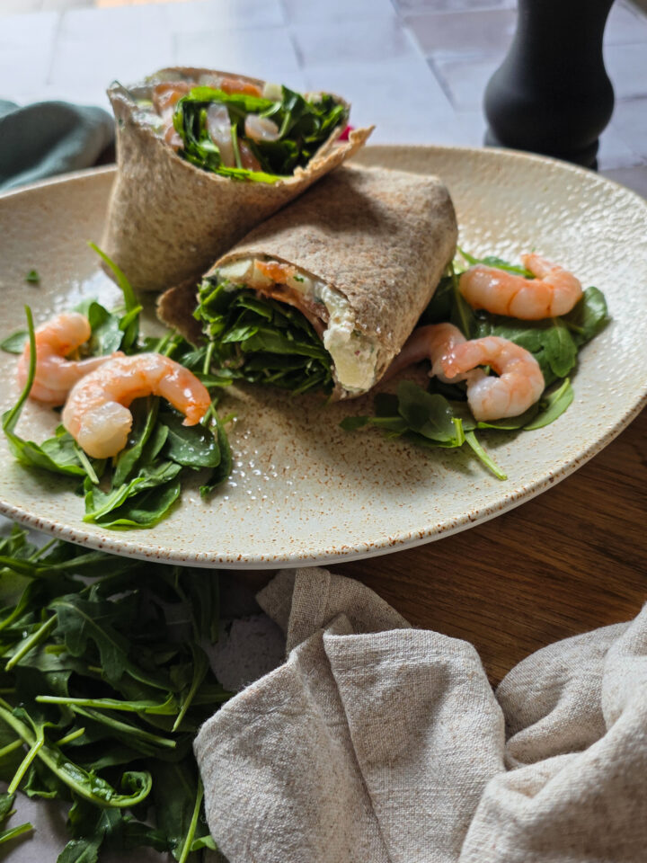 High Protein Lachs-Garnelen-Wraps - Rezept Bild