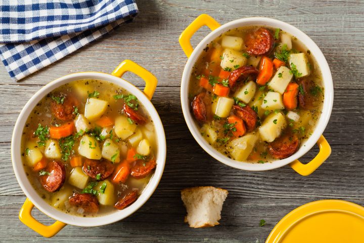 WASGAU Rezepte - Kartoffelsuppe mit Wurst