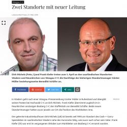 Zwei Standorte mit neuer Leitung