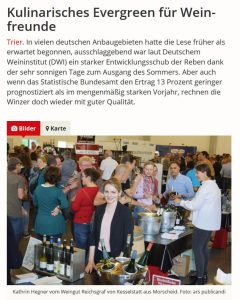 Kulinarisches Evergreen für Weinfreunde