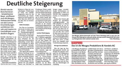 Deutliche Steigerung