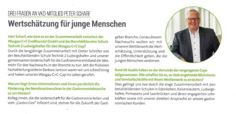 Wertschätzung für junge Menschen
