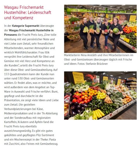 Deutscher Frucht Preis 2024: Das sind die Gewinner