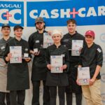 Download - WASGAU C+C-Cup 2025: Die Sieger der Kategorie Küche (v.l.n.r.) Thorsten Eymann (3. Lehrjahr), Leonie Scherer (2. Lehrjahr), Hendrik Persch (2. Lehrjahr), Marie Rieger (2. Lehrjahr), Kristian Laven (3. Lehrjahr), Alexandra Goldstein (3. Lehrjahr) (Foto: WASGAU AG)