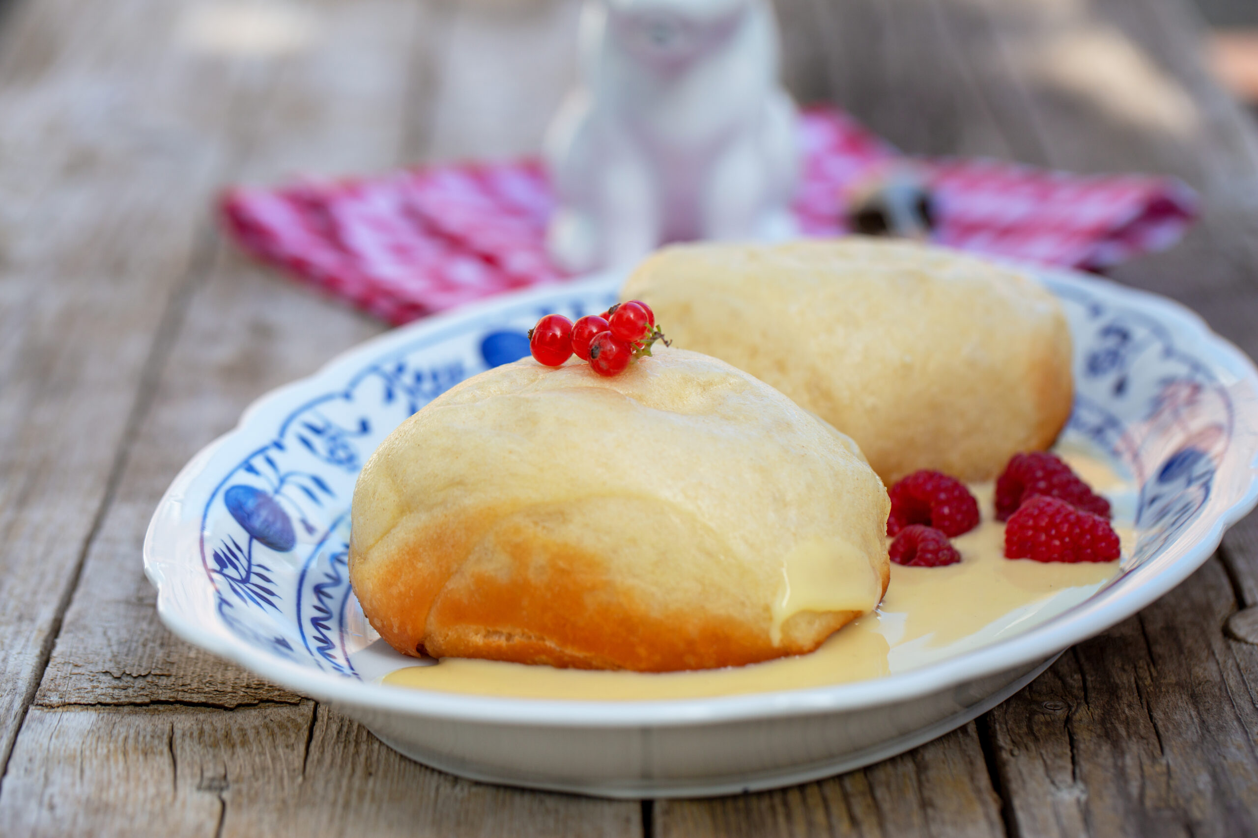 Dampfnudeln mit Vanillesoße