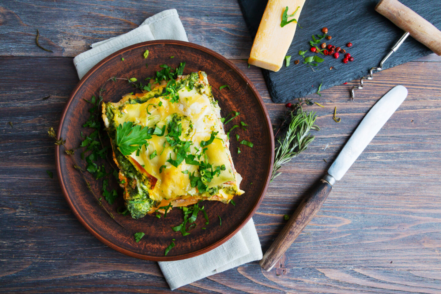 Lasagne mit Pesto Genovese und Hähnchenbrust Rezept