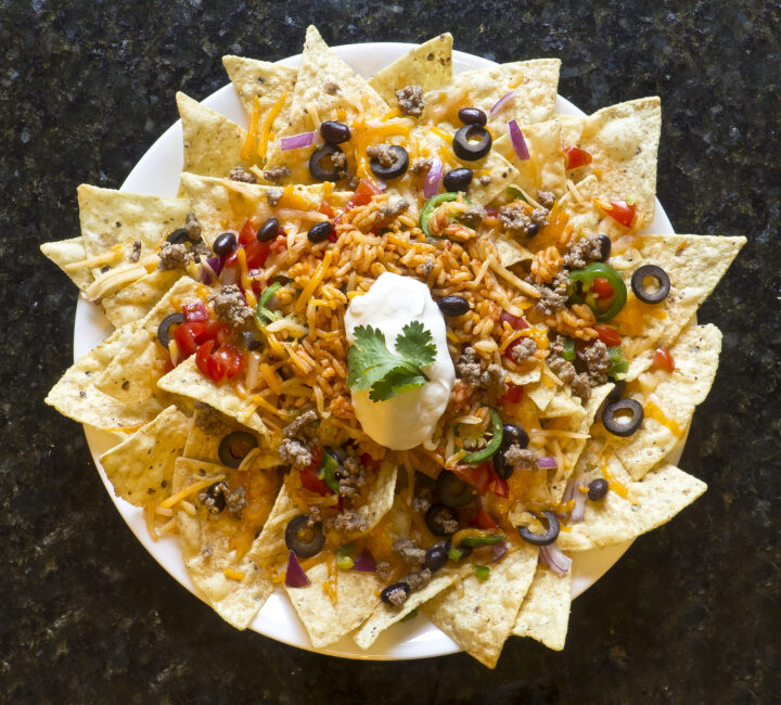 Rezept von WASGAU für eine leckere Bowl nach Tex Mex-Art mit Nachos