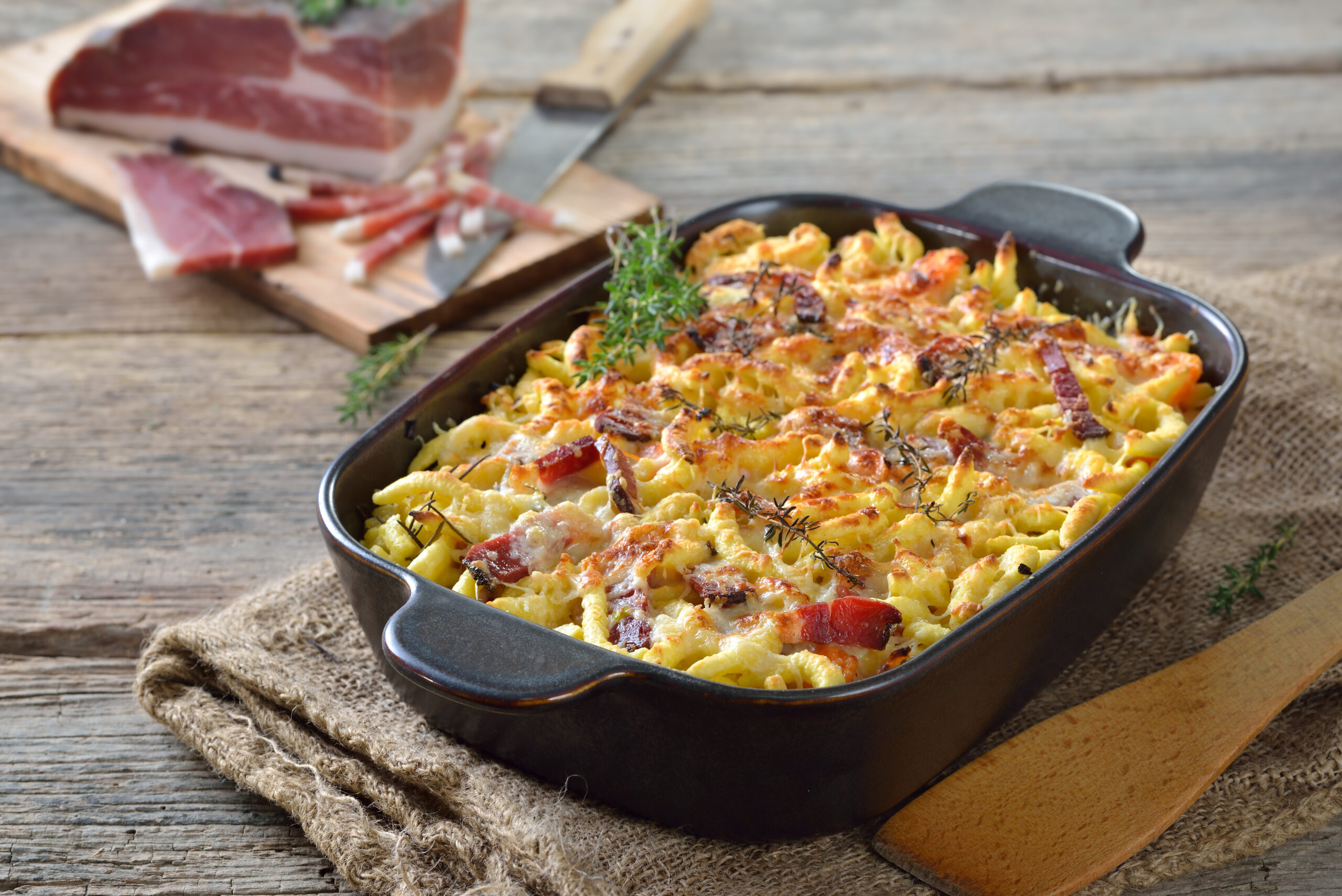 Herzhafter Spätzle Auflauf Herzhafter Spätzle Auflauf