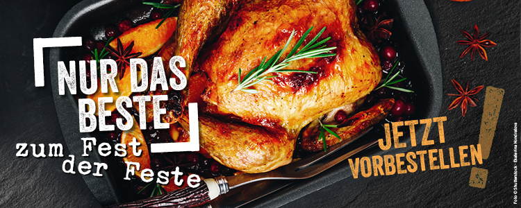 weihnachtliche Genüsse ganz bequem schon jetzt vorbestellen.