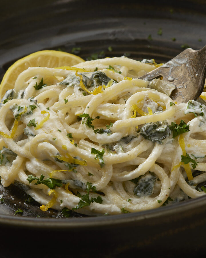 Zitronen-Ricotta Pasta - Rezept Bild