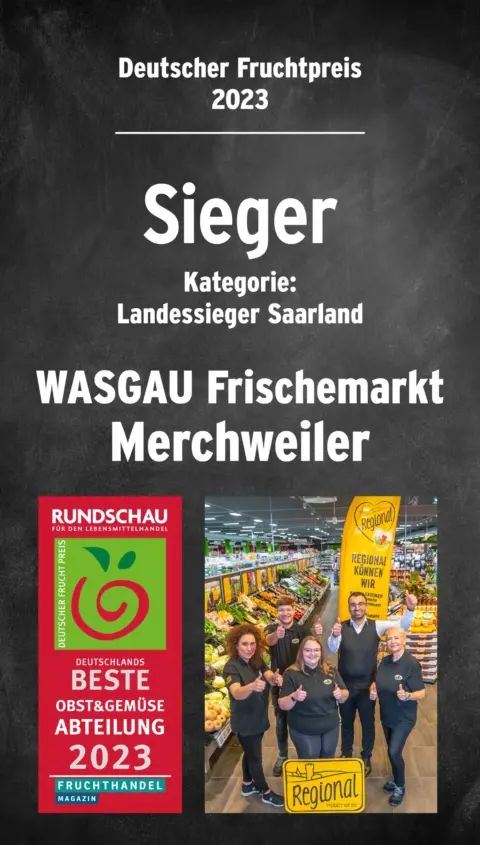 Fruchtpreis für WASGAU Merchweiler