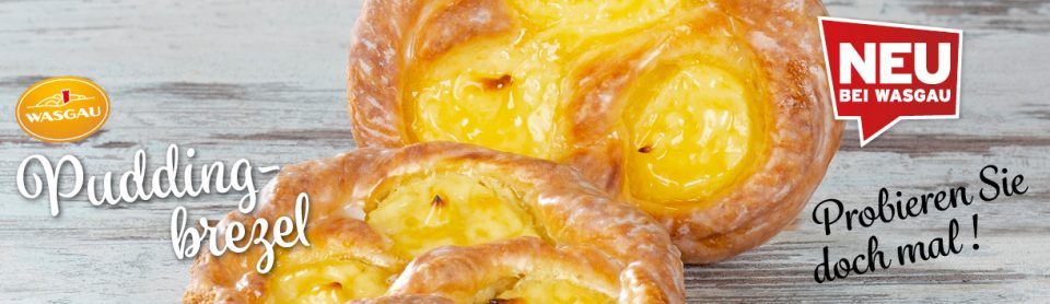 feine Puddingbrezel aus Ihrer WASGAU Bäckerei