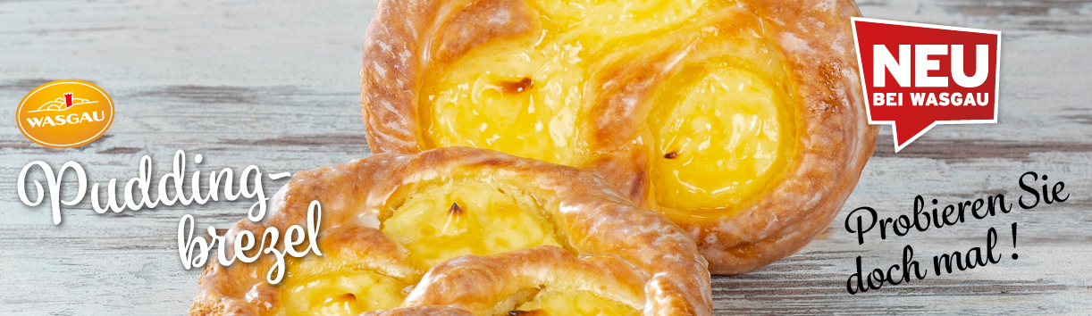 feine Puddingbrezel aus Ihrer WASGAU Bäckerei