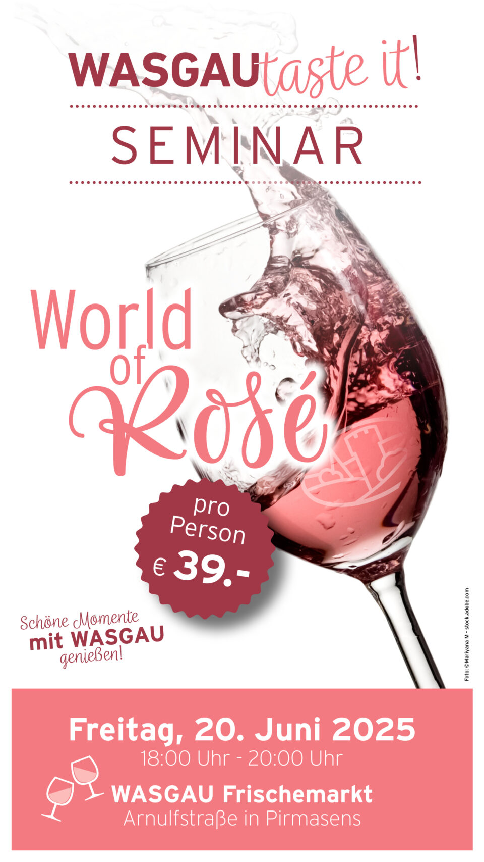 Mit WASGAU schöne Momente genießen und an unserem Wein-Seminar teilnehmen