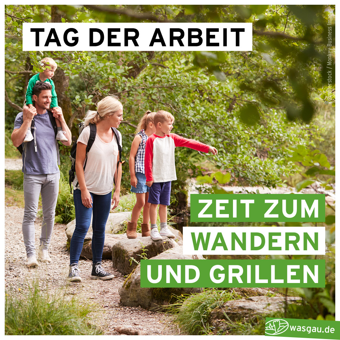 Den 1. Mai verbringen wir traditionell mit Grillen oder Wandern