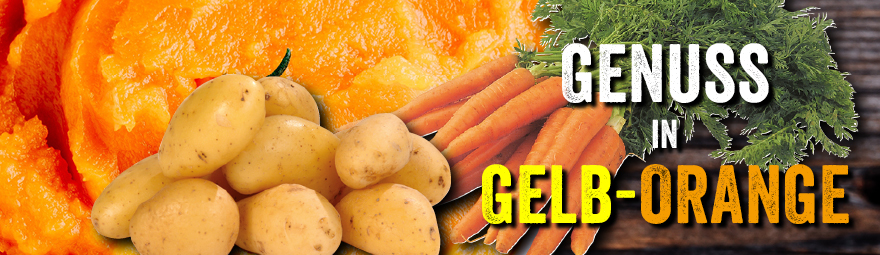 Genuss in Gelb-Orange