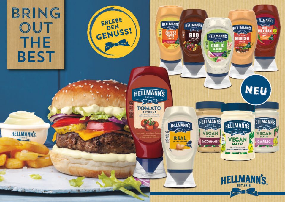Feinste Grillsaucen von Hellmann's