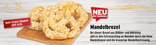 Neu bei WASGAU: die Mandelbrezel