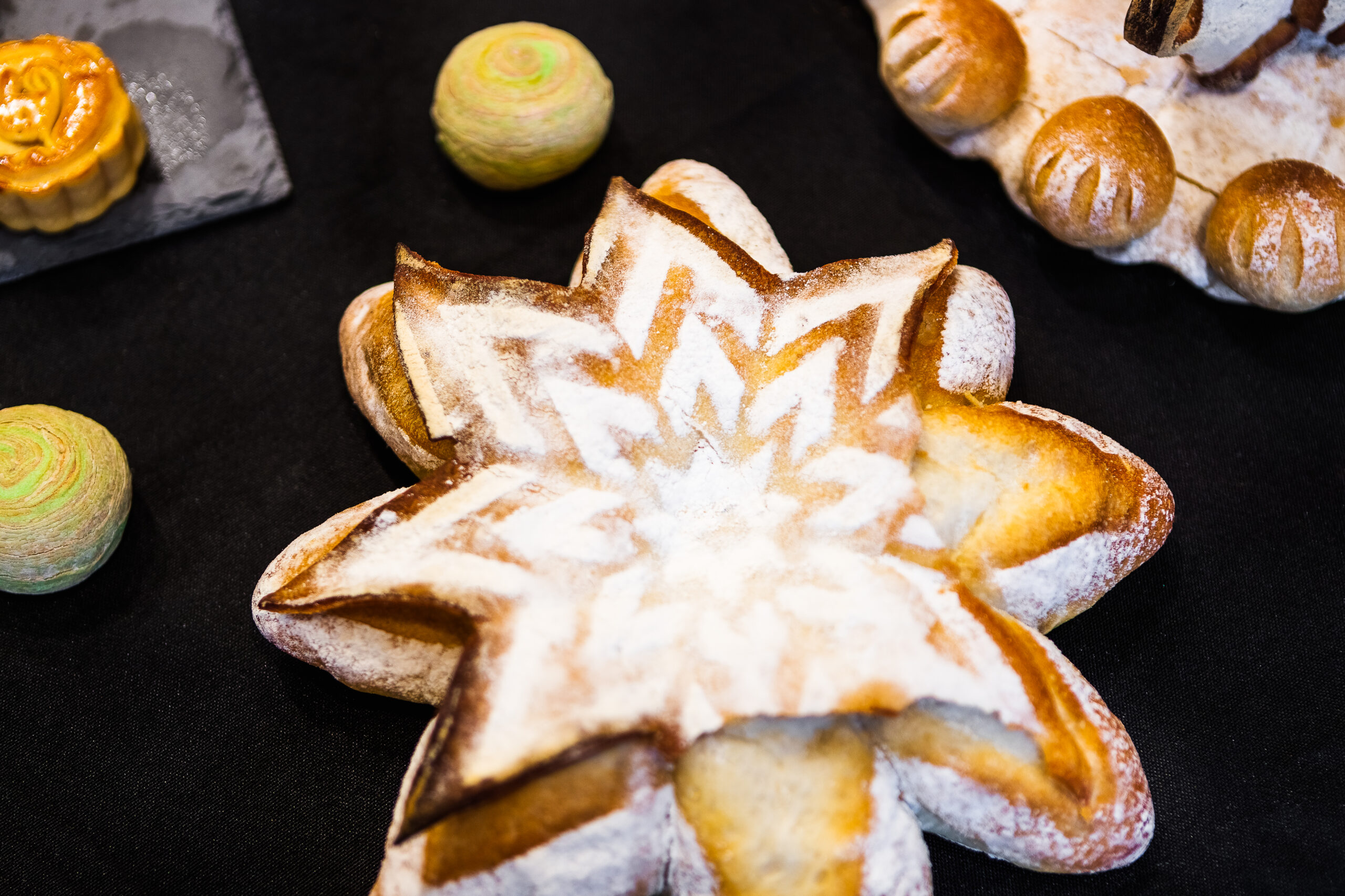 Marzipanstern mit Mascarponefüllung