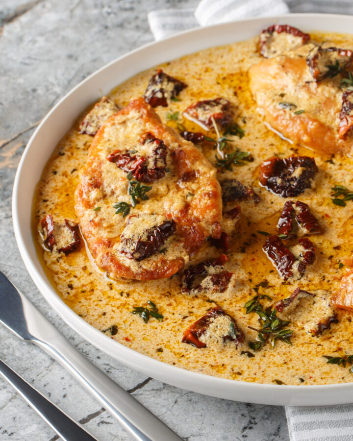Mediterrane Hähnchenpfanne - Rezept Bild