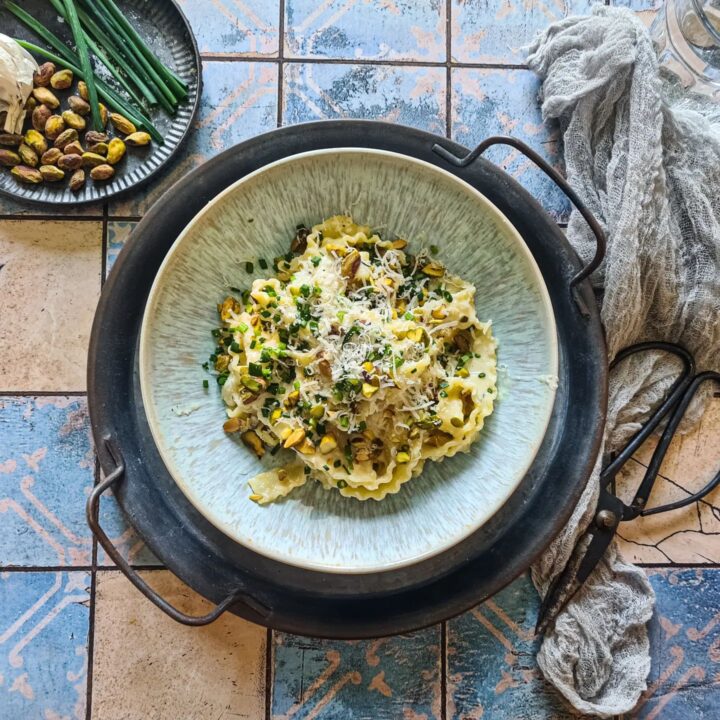 Sommerrezept von kochmalwieder: Pasta mit Zitronen und Pistazien. Italien auf Ihrem Teller