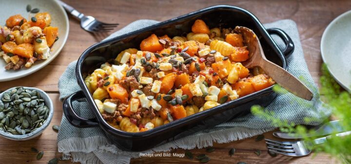 Kürbis-Gratin mit Feta - Rezept Bild