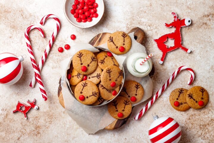 niedliche Rudolph-Keks-Rezept zum Nachbacken. Weihnachtszeit und Kekse = Dreamteam