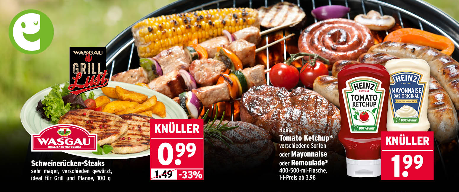 Grill an!<br> Für den Belag sorgen wir.