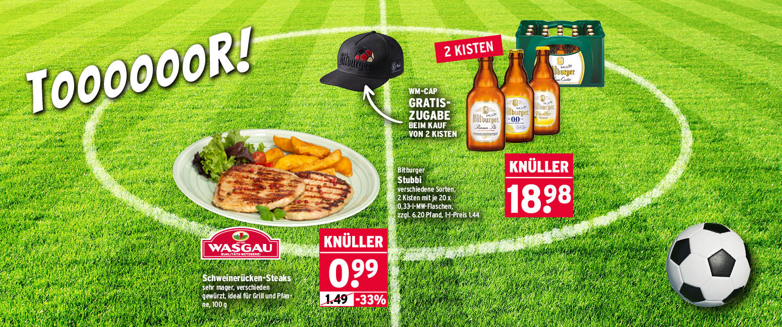 Jetzt wird gejubelt! <br> Auf dem Rasen und am Grill