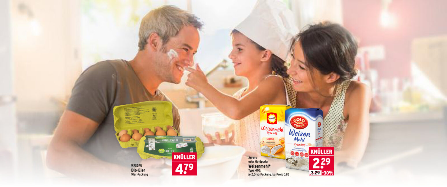 Backen wie zuhause:<br>Zutaten für viele Rezeptideen