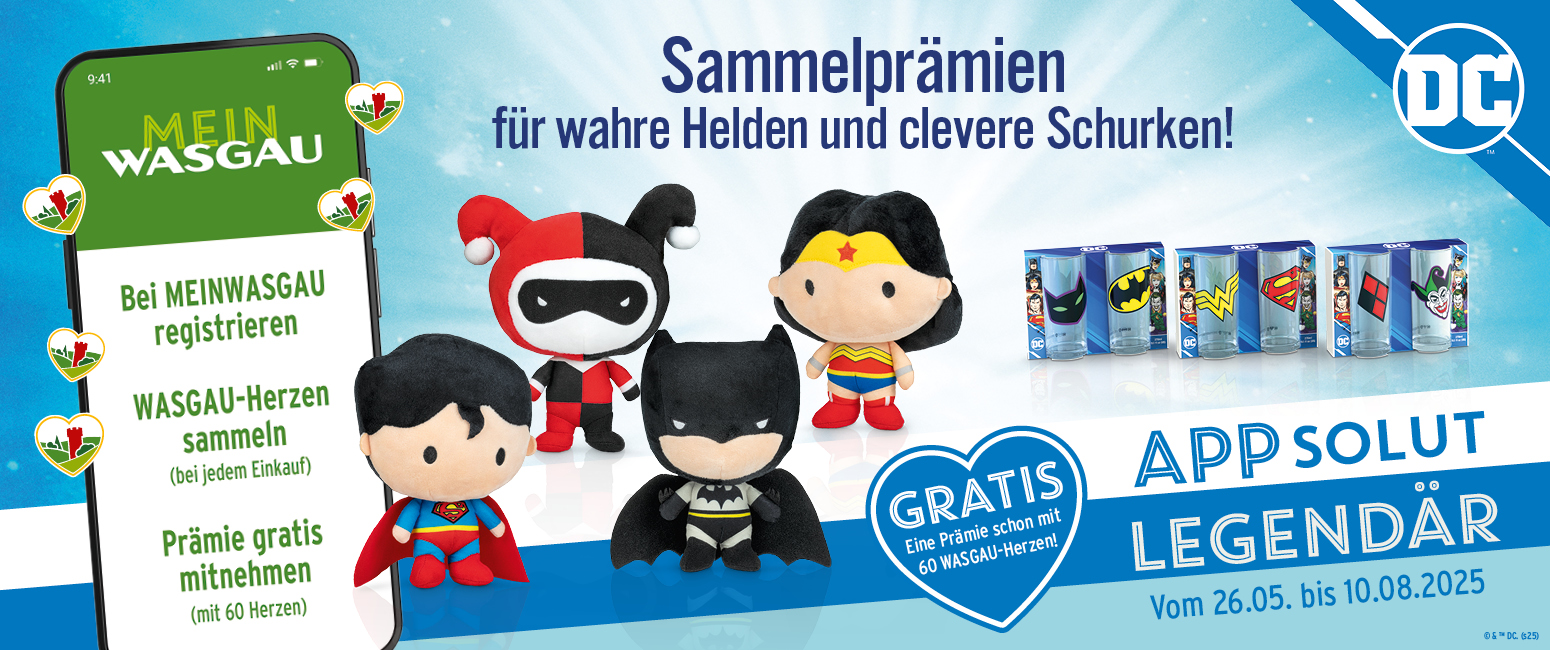 APPsolut legendär!<br>Aktuelle Treueaktion mit DC Superheroes