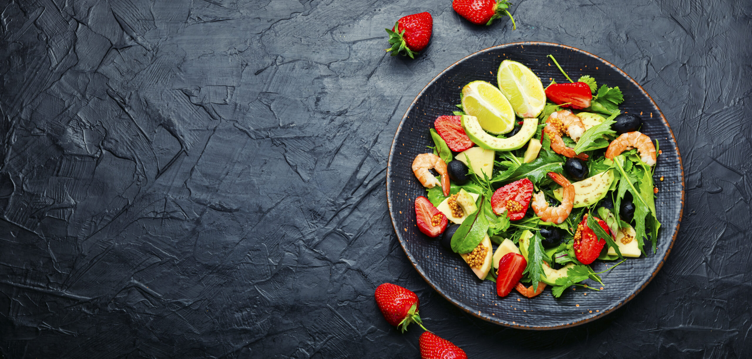 Sommersalat mit Pacific Prawns