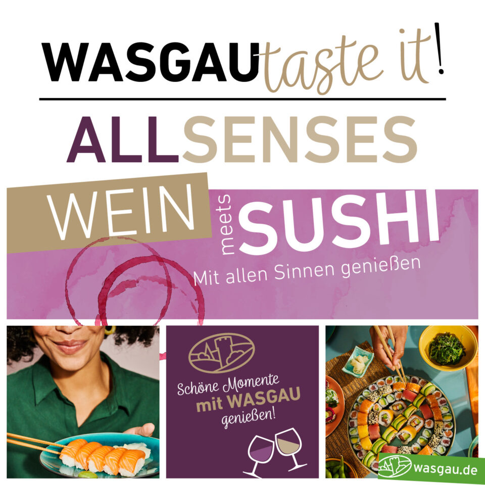 WASGAU Wein meets Sushi - Event