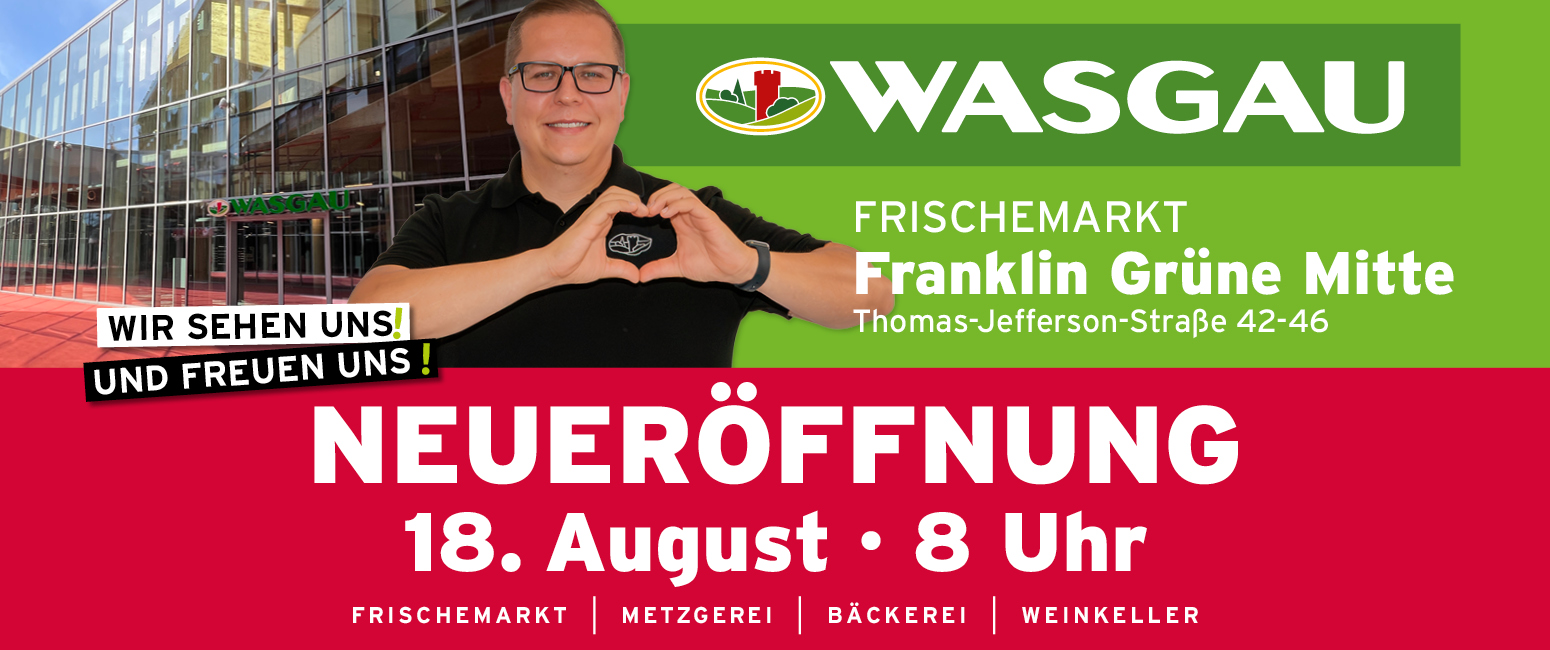 Bald in Mannheim<br>Frischemarkt Grüne Mitte