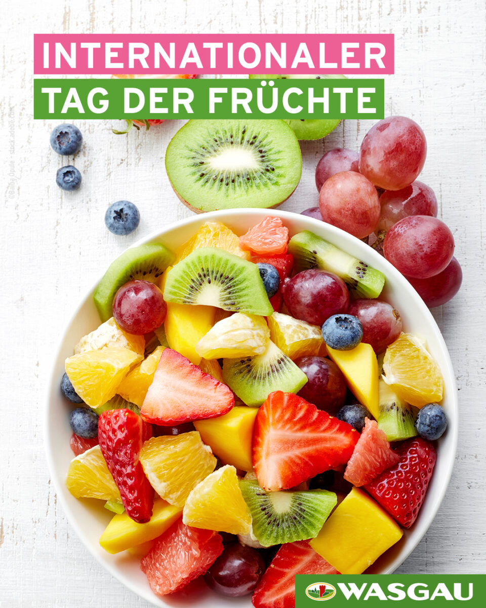 Eine verführerische Auswahl an frischen Früchten - das ganze Jahr über - in deinem Frischemarkt. Regional, saisonal und exotisch!