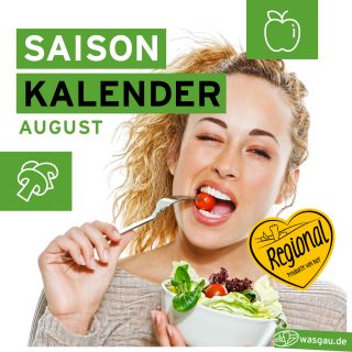 WASGAU Saisonkalender Obst und Gemüse im Sommer