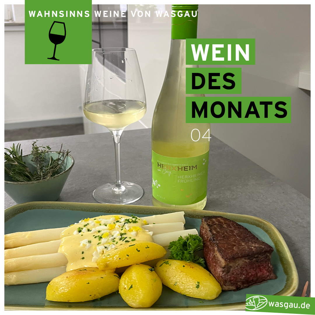 Der WASGAU Weinkeller hat den neuen Wein des Monats für den April 2023 gekührt.