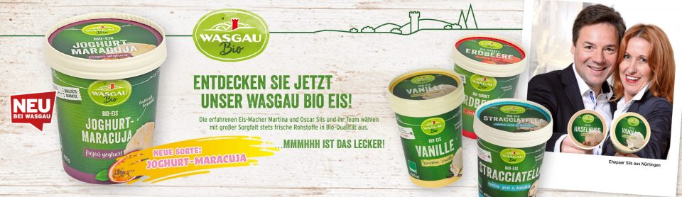 Neu: Das WASGAU Bio Eis Joghurt-Maracuja
