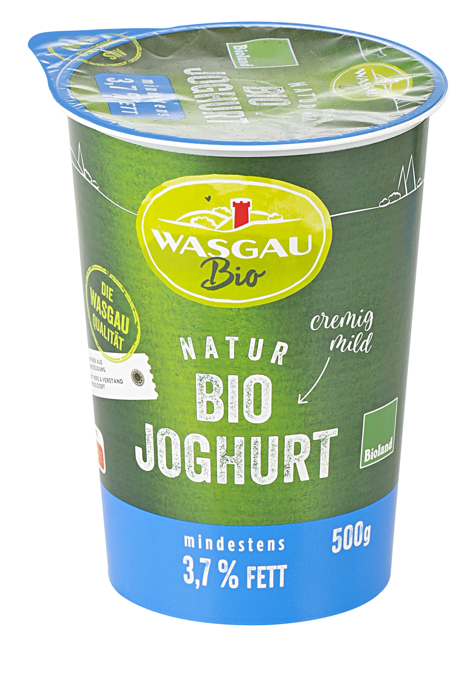 WASGAU Bio Joghurt traditionell hergestellt aus Bio-Milch aus der Region