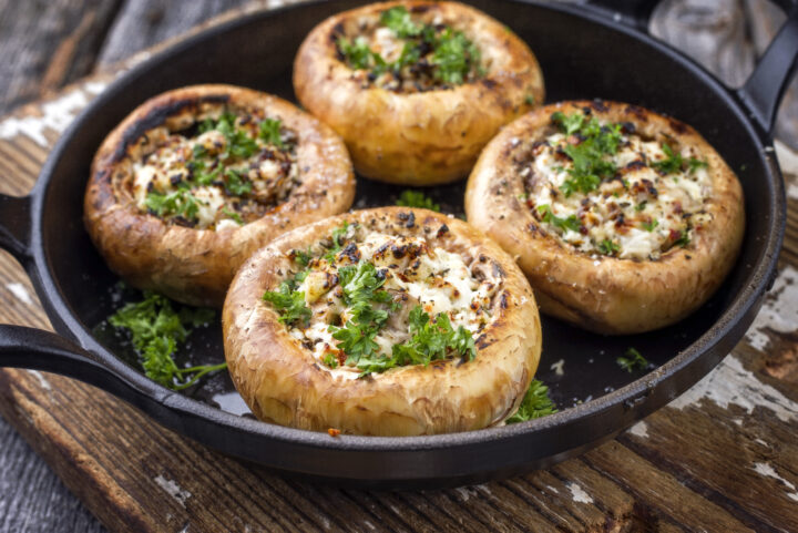 Rezept von WASGAU und Bresso - gefüllte Champignions