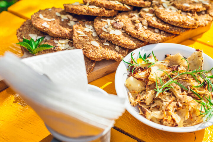 wer sagt Schnitzel muss immer aus Fleisch sein, diese veganen Bratpilze schmecken hervorragend und passen perfekt zum Kartoffelsalat