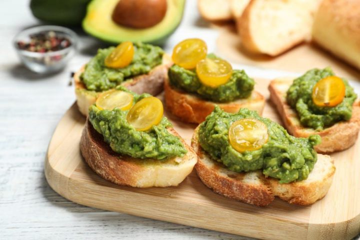 Avocado-Bruschetta - Rezept Bild