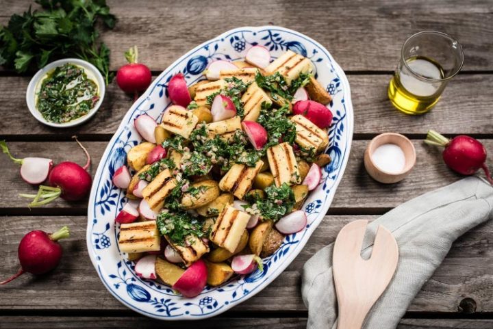 Ofenkartoffelsalat - Rezept Bild