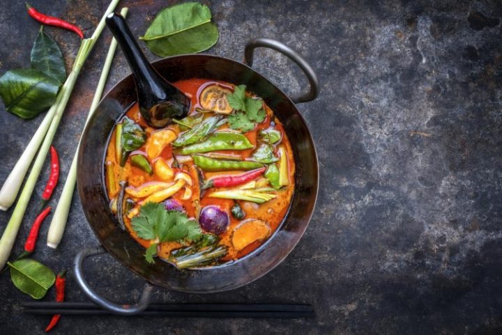 Thai-Curry mit knackigem Gemüse - Rezept Bild